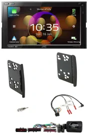 JVC DAB Lenkrad 2DIN Bluetooth USB Autoradio für Ford Focus Galaxy Mondeo