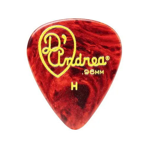 Медиаторы D'Andrea Shell Celluloid TPG351.096HV, 12 штук, 0.96 мм