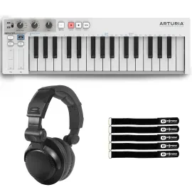 Arturia Keystep 32-Key Slim Keyboard w/ Polyphonic Step Sequencing + Headphones