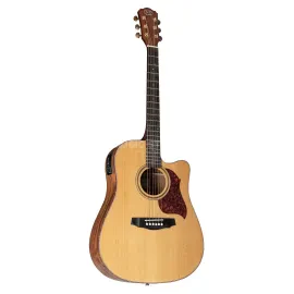 Электроакустическая гитара J&D Guitars D-150SCE Dreadnought Natural