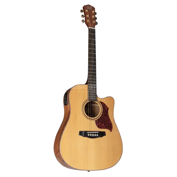Электроакустическая гитара J&D Guitars D-150SCE Dreadnought Natural
