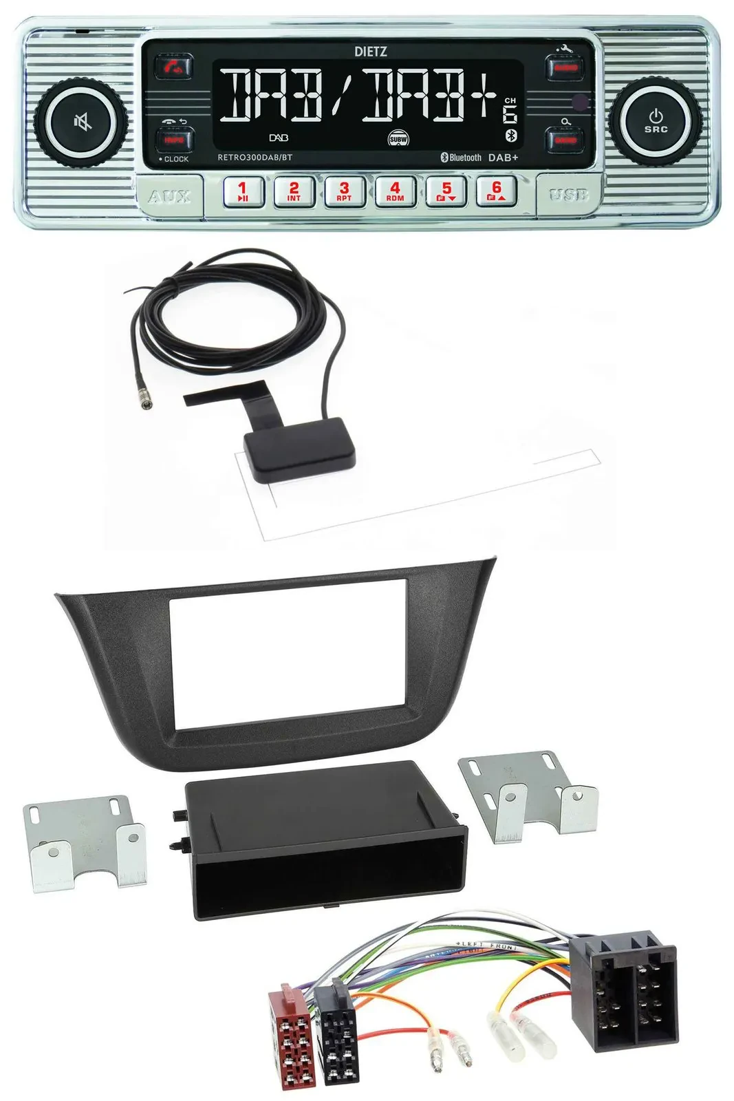 Dietz Bluetooth USB MP3 DAB Autoradio für Iveco Daily (ab 2014)