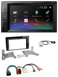 Pioneer DAB MP3 2DIN Bluetooth USB Autoradio für Toyota Aygo AB7 ab 2022 klavier