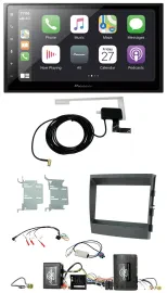 Pioneer USB Lenkrad 2DIN Bluetooth DAB Autoradio für Porsche Panamera Soundsyste