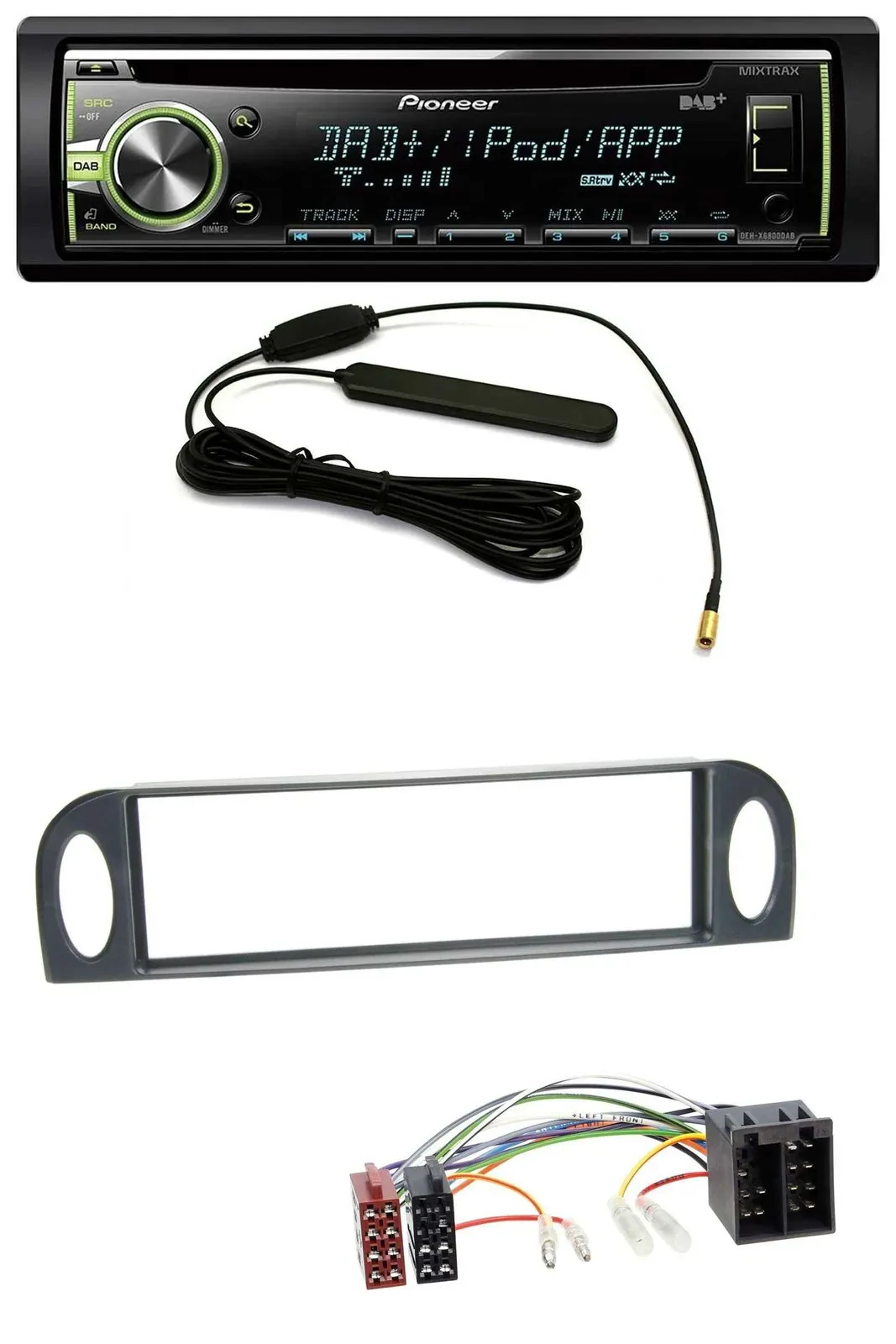 Pioneer MP3 USB CD DAB AUX Autoradio für Citroen C5 (bis 2004)