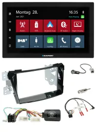 Blaupunkt Lenkrad Bluetooth DAB 2DIN USB Autoradio für Hyundai i40 ab 2011 VF Kl