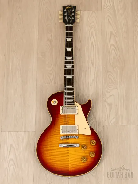 Электрогитара Gibson Custom Shop 1959 Les Paul R9 HH Royal Tea Burst w/case USA 2018