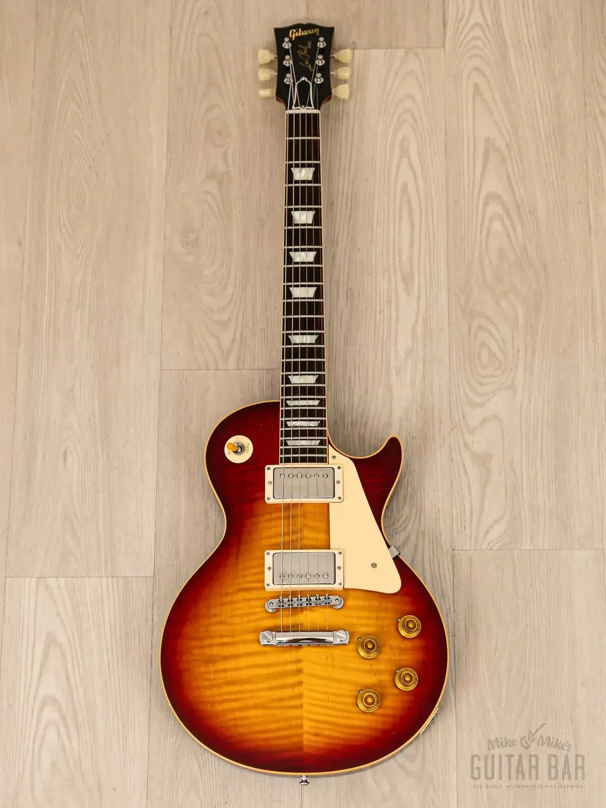 Электрогитара Gibson Custom Shop 1959 Les Paul R9 HH Royal Tea Burst w/case USA 2018