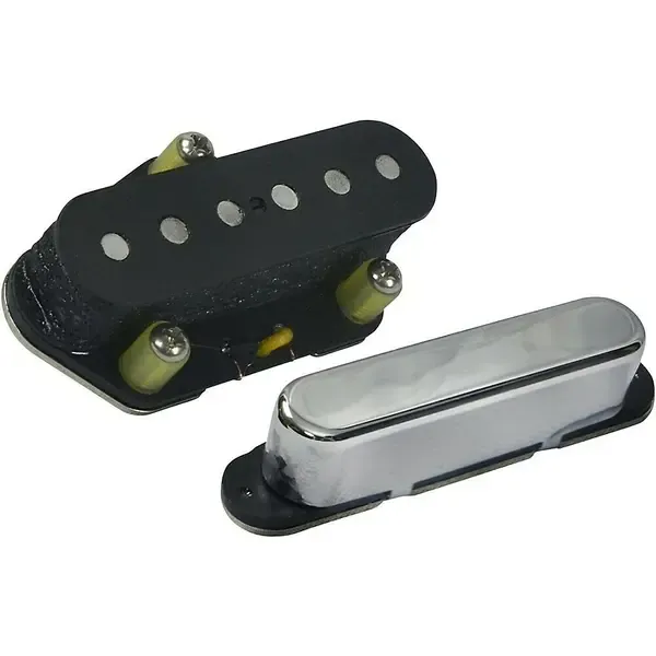 Комплект звукоснимателей для электрогитары Mojotone Broadcaster Quiet Coil Tele Black Chrome