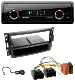 Blaupunkt SD USB 1DIN MP3 AUX Autoradio für Chevrolet Corvette Uplander 05-13