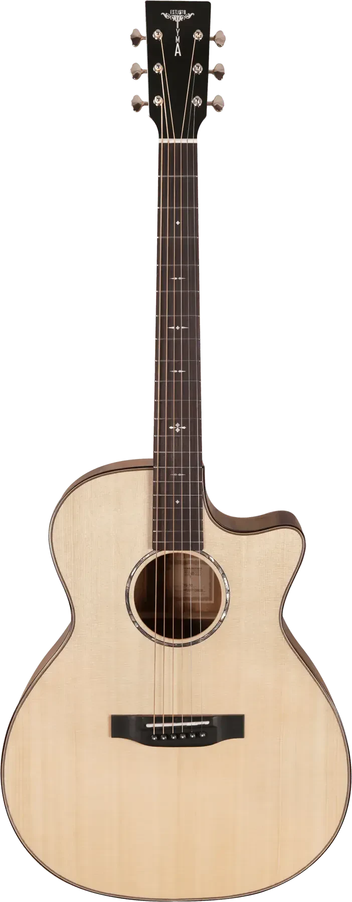 Акустическая гитара Tyma TG-10 Grand Auditorium Cutaway Natural с чехлом