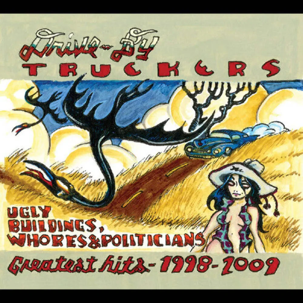 Виниловая пластинка Drive-By Truckers – Ugly Buildings...Greatest Hits 1998-2009 (Релиз 2024), цветной винил