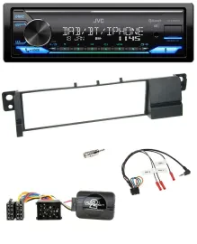 JVC Bluetooth DAB USB Lenkrad Autoradio für BMW 3er E46 (98-07)