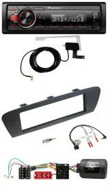 Pioneer 1DIN MP3 DAB USB Lenkrad Autoradio für Renault Scenic Grand Scenic ab 20