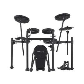 Roland VQD106 V-Drums Quiet Design Electronic Drum Kit, Bundle with VQD106-2 Kic