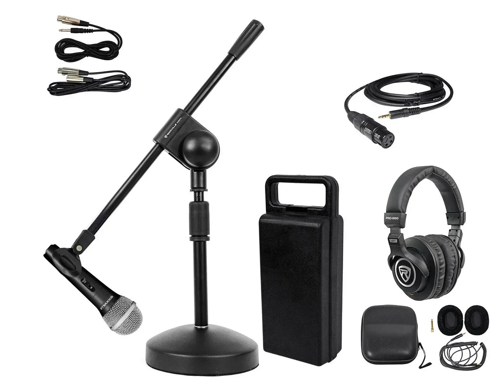 Комплект для подкастов Rockville RMC-XLR+RXLR-AUX+RKDS BROAD 3