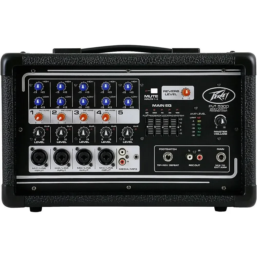 Микшер с усилителем Peavey PV 5300 Black 200W