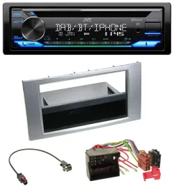 JVC Bluetooth MP3 USB DAB CD Autoradio für Ford Galaxy Focus C-Max S-Max 03-07 s