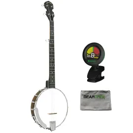 Gold Tone CC-50 Cripple Creek 5-String Banjo w/ Gig Bag, Tuner, and Cloth