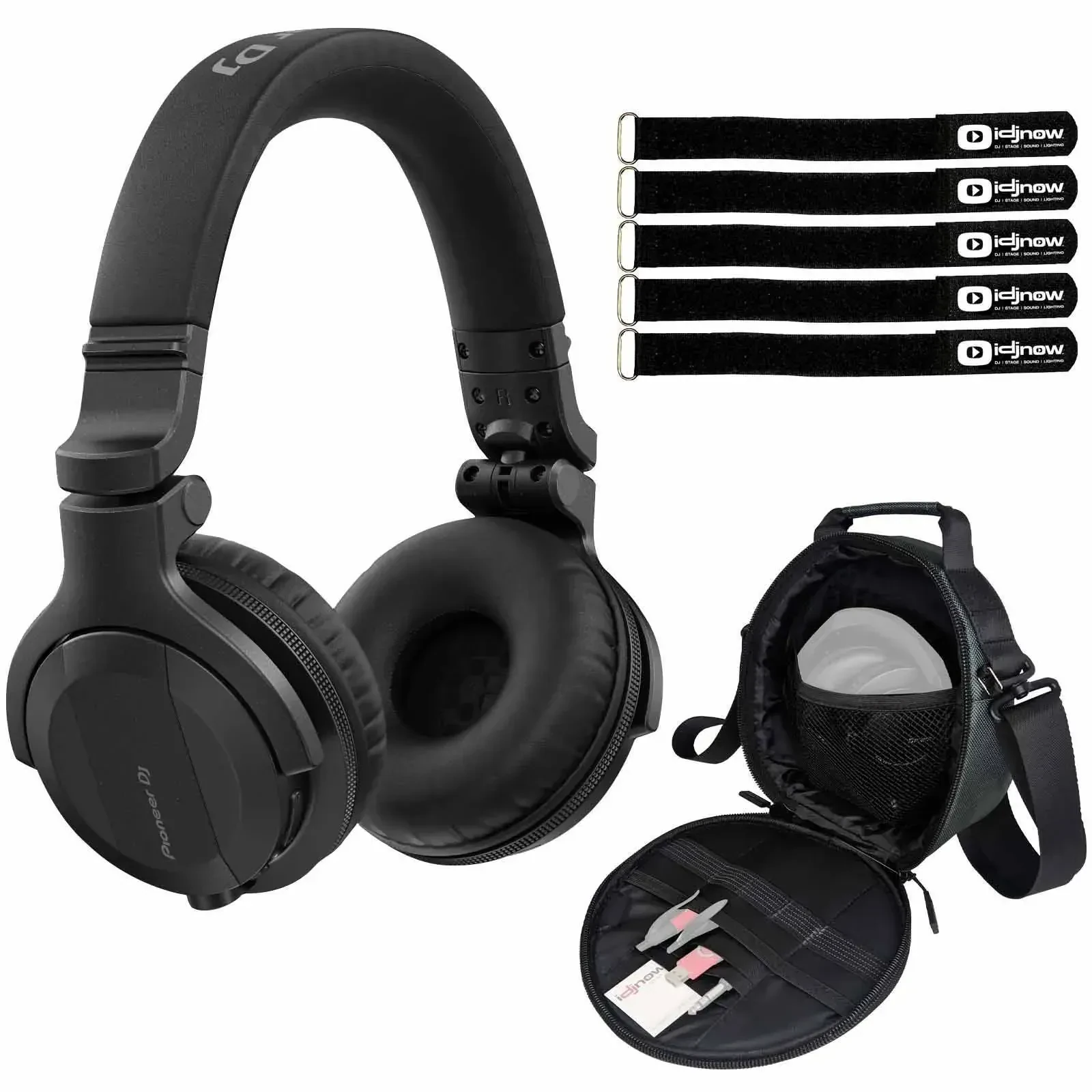 Наушники беспроводные Pioneer HDJ-CUE1BT Matte Black с аксессуарами