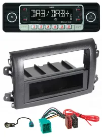 Автомагнитола для Fiat Ducato Dietz USB DAB MP3 Bluetooth (серия 8, с 2021)