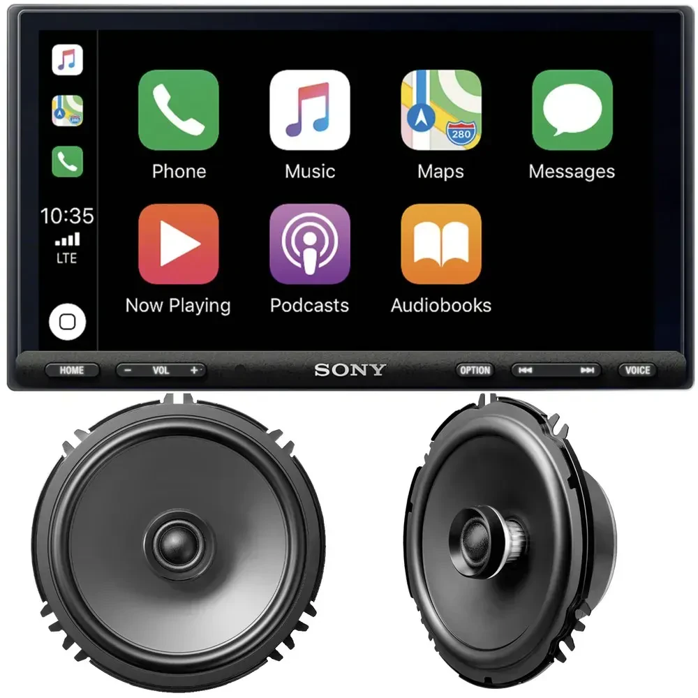 Автомагнитола Sony XAV-AX7000 + XS160GS 6.95" дисплей, с 6.5" акустикой (набор)