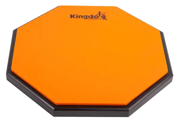 Пэд тренировочный KINGDO DRUM PAD SILICAGEL ORANGE