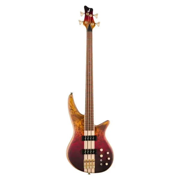 Jackson Pro Series Spectra Bass SBP IV 4-String Bass Guitar Amber Flame