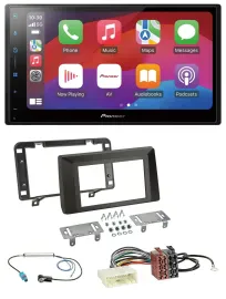 Pioneer DAB USB MP3 Bluetooth 2DIN Autoradio für Dacia Duster (ab 2021)