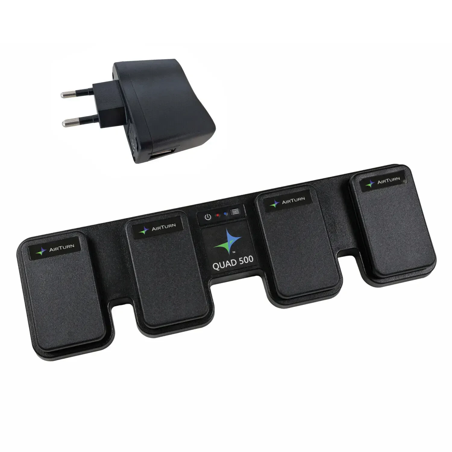 Программный контроллер Airturn Quad 500 Bluetooth с блоком питания keepdrum