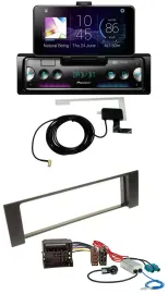 Pioneer DAB Bluetooth MP3 USB Autoradio für Audi A4 B6 00-04 Quadlock Doppel Fak
