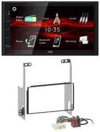 JVC USB Bluetooth MP3 DAB 2DIN Autoradio für Nissan X-Trail 2007-2014