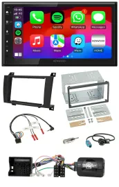 Kenwood Lenkrad USB DAB 2DIN Bluetooth Autoradio für Mercedes SLK R171 2004-2008