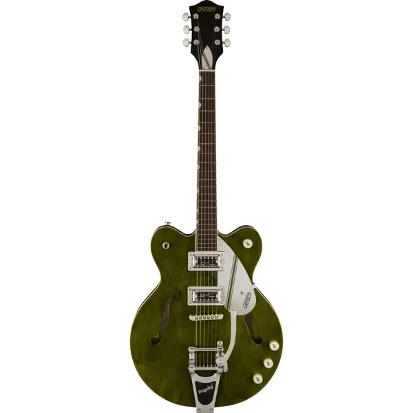 Электрогитара полуакустическая Gretsch G2604T Ltd. Streamliner Rally II Center Block Bigsby, Rally Green Stain