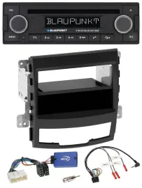 Автомагнитола Blaupunkt CD, USB, Bluetooth, DAB для SsangYong Korando CK (2010–2013)