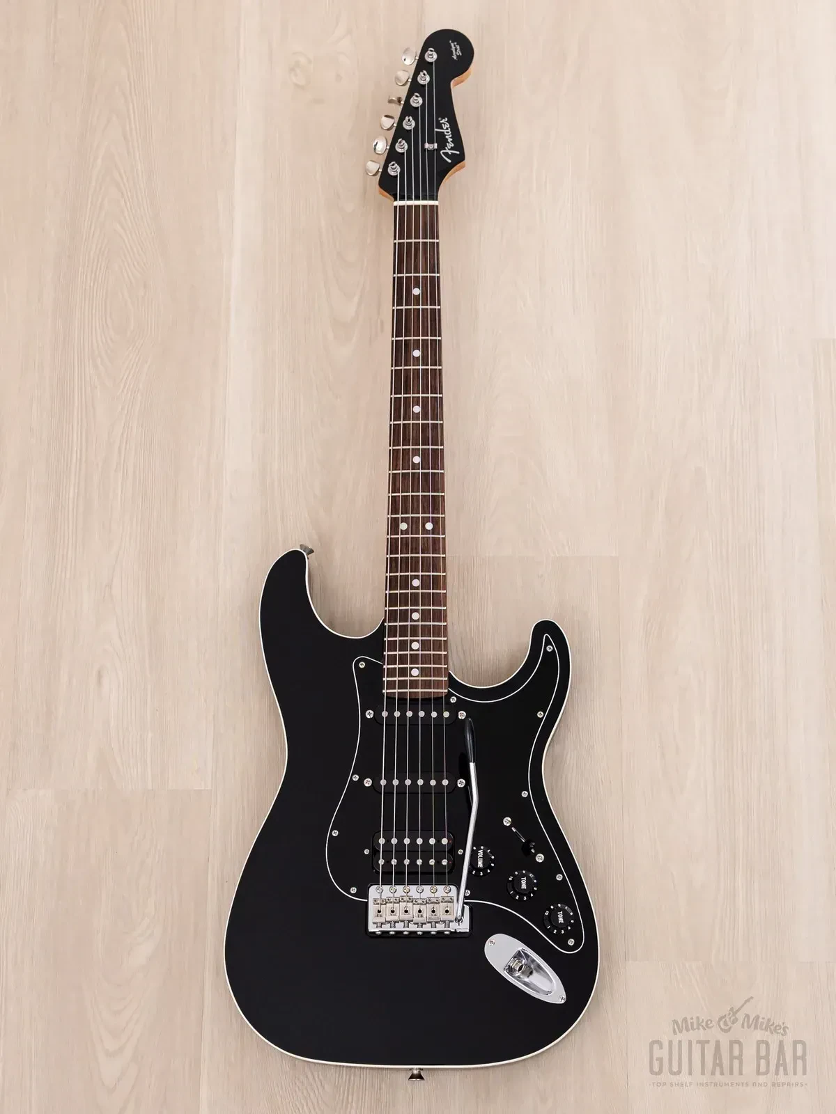 Электрогитара Fender Aerodyne Stratocaster Medium Scale HSS Black w/gigbag Japan 2017