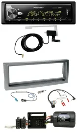 Автомагнитола для Citroen C5 Pioneer Bluetooth, DAB, USB, серый металлик