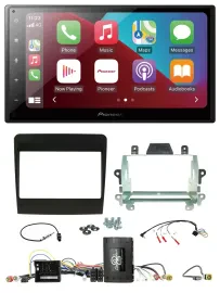 Pioneer USB Lenkrad DAB 2DIN Bluetooth Autoradio für Porsche 911 991 2011-2017 I