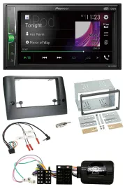 Pioneer 2DIN Lenkrad DAB USB Bluetooth Autoradio für Fiat Stilo 2005-2007