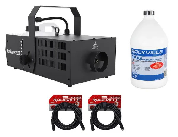 Генератор дыма Chauvet DJ Hurricane 2000 с жидкостью и кабелем