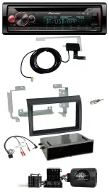 Pioneer DAB CD Lenkrad USB Bluetooth Autoradio für Fiat Ducato 06-08 schwarz