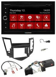 Blaupunkt Lenkrad DVD Bluetooth DAB 2DIN USB Autoradio für Chevrolet Cruze 05/20
