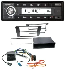 Автомагнитола Continental 1DIN, USB, AUX, DAB, MP3 для Skoda Octavia II 2004–2013, Yeti
