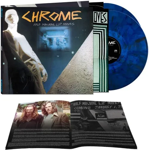 Виниловая пластинка Chrome - Half Machine Lip Moves [New Vinyl LP] Blue, Colored Vinyl, Ltd Ed, Delu