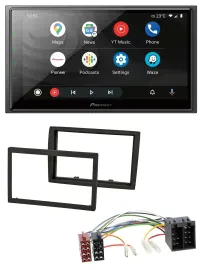 Pioneer USB 2DIN DAB MP3 Bluetooth Autoradio für Citroen Jumper 11-21 Peugeot Bo