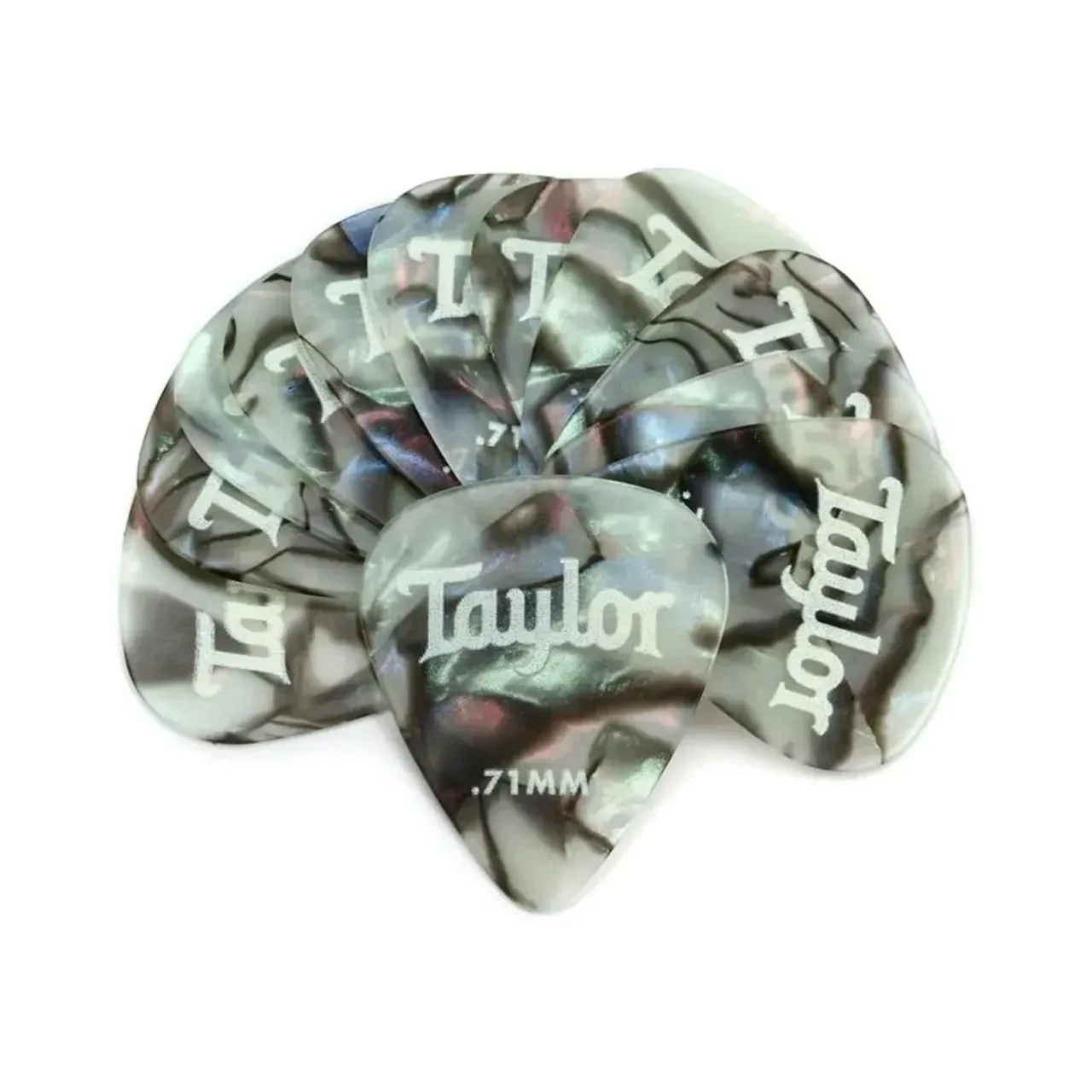 Медиаторы Taylor Celluloid 351 Abalone 0.71 (12 штук)