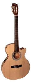 Классическая гитара с подключением Cort CEC1 Open Pore с узким грифом