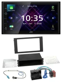 JVC DAB 2DIN MP3 Bluetooth USB Autoradio für Seat Leon (ab 2014)