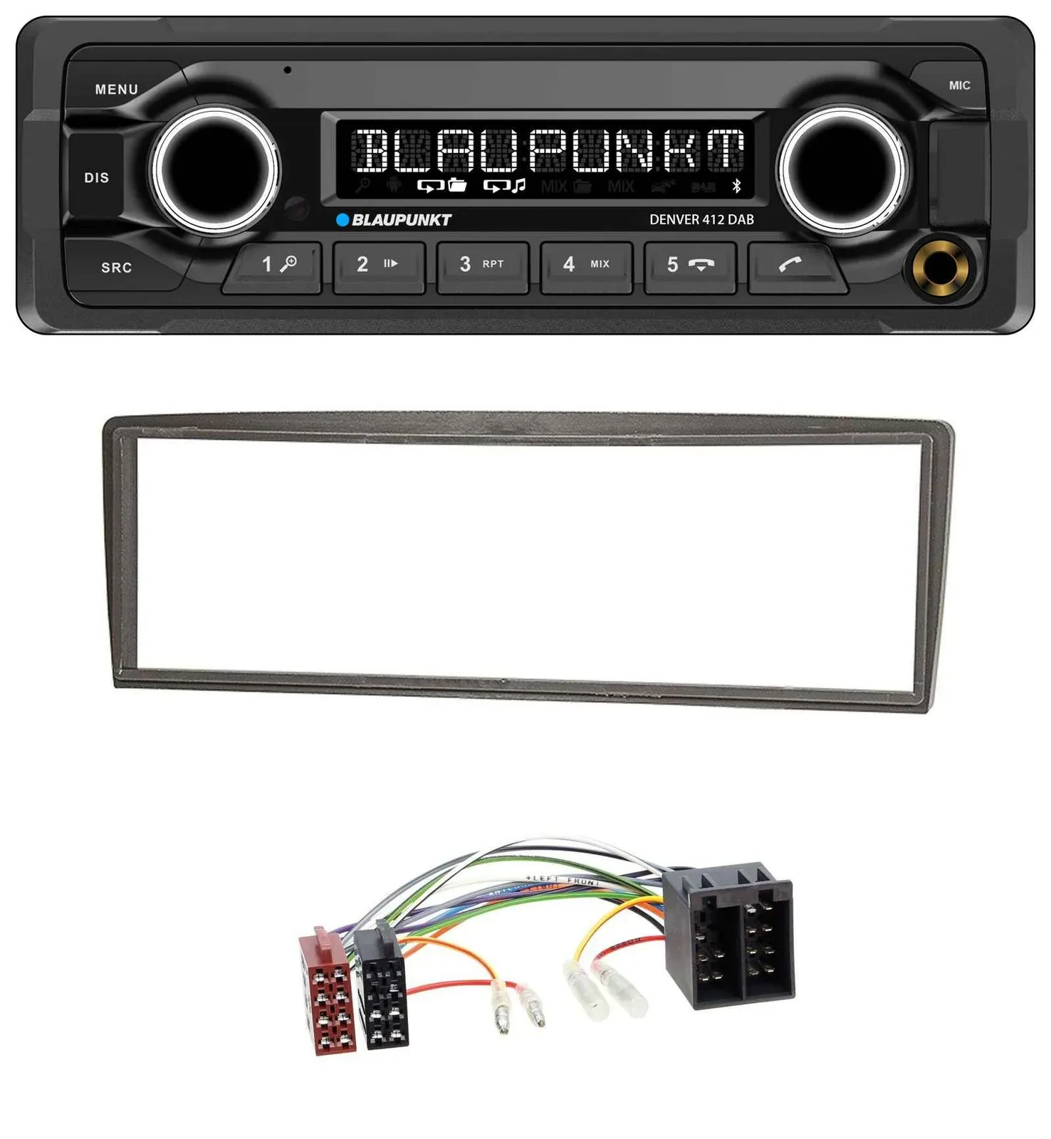 Blaupunkt Bluetooth DAB MP3 USB Autoradio für Alfa Romeo GTV (ab 2004)