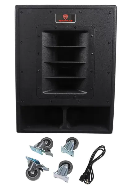 Rockville RBG15FA 15" 2400 Watt Powered Subwoofer Sub For Church Sound Systems